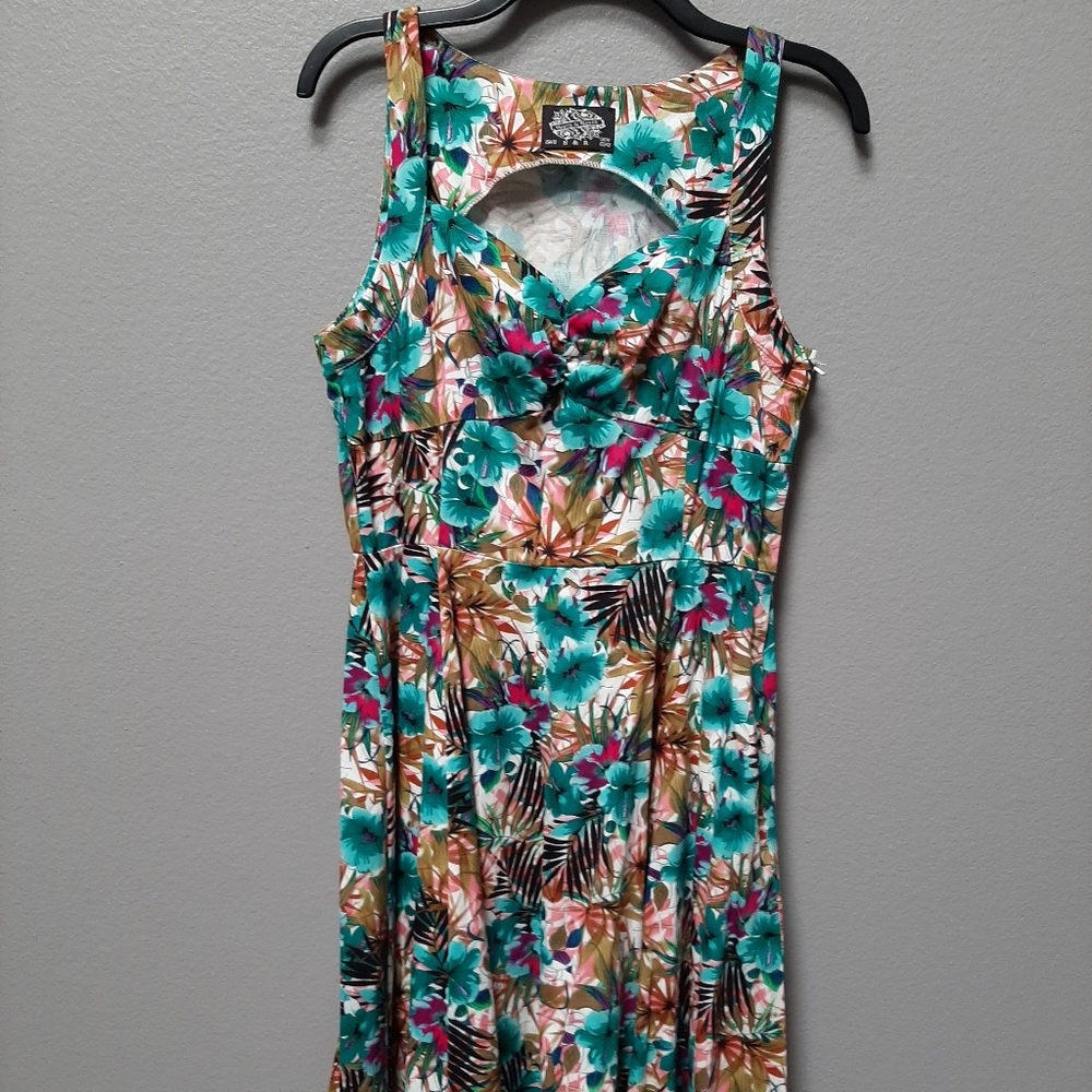 Hearts & Roses Tiki Swing Dress